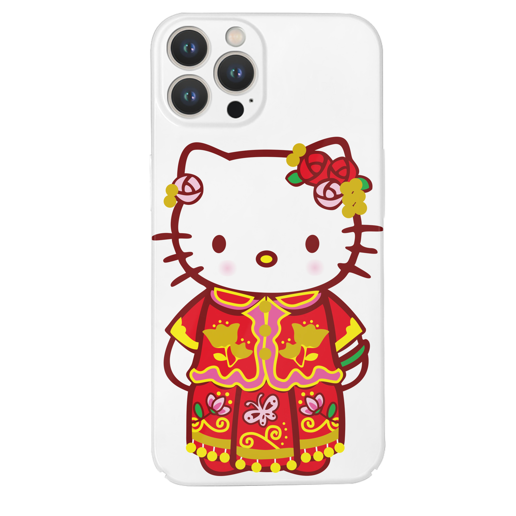 （画像用） Hello Kitty ハローキティ 【iPhone 14シリーズ対応】ハードケース